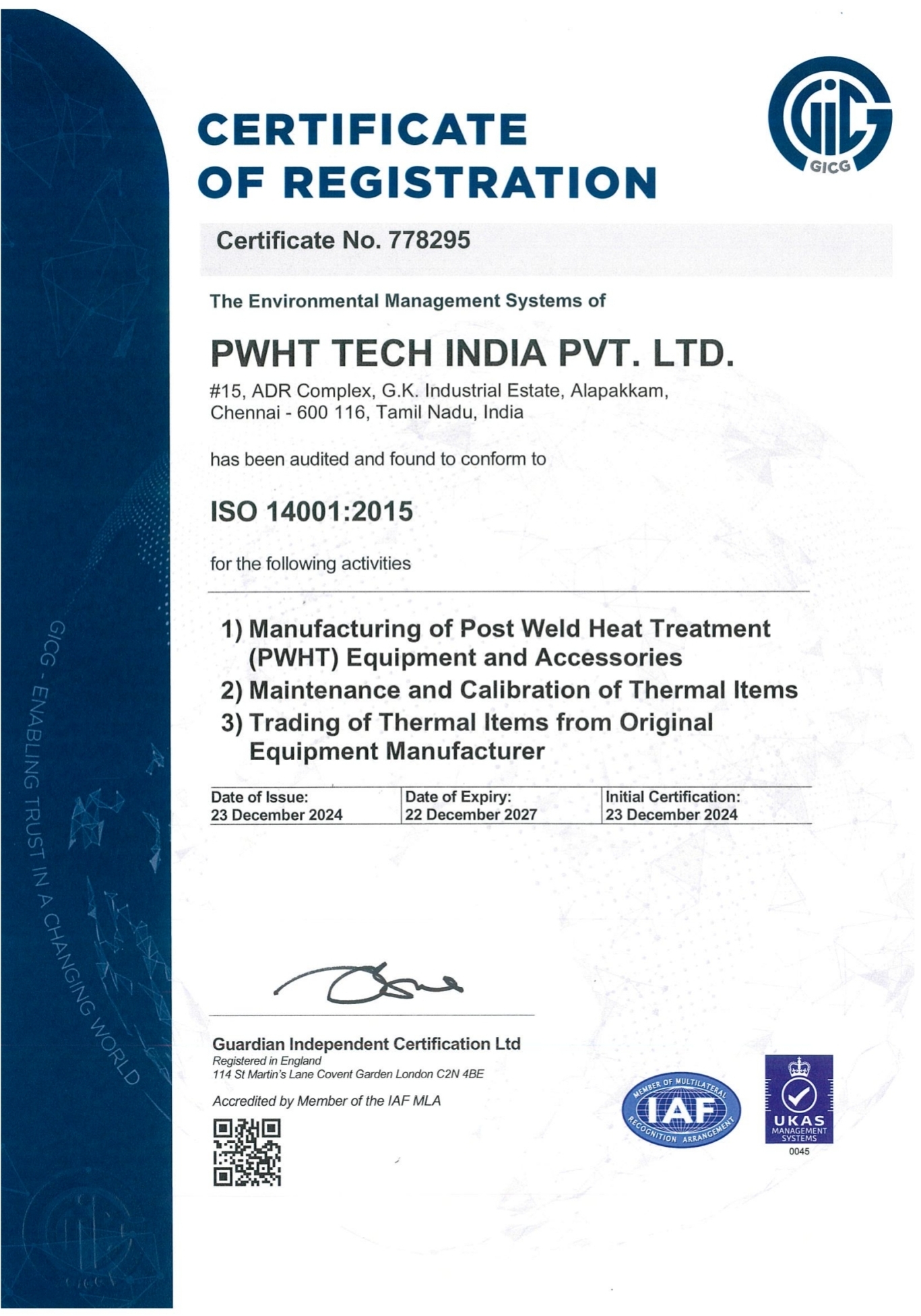 ISO 14001:2015-Environmental Management Systems
